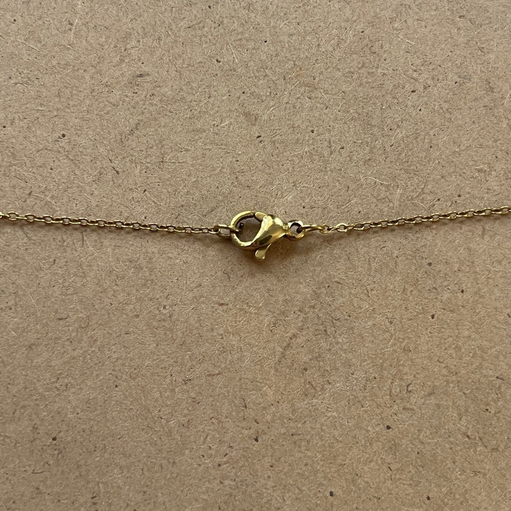 Gold Necklace with Charms - Picture 3 of 4